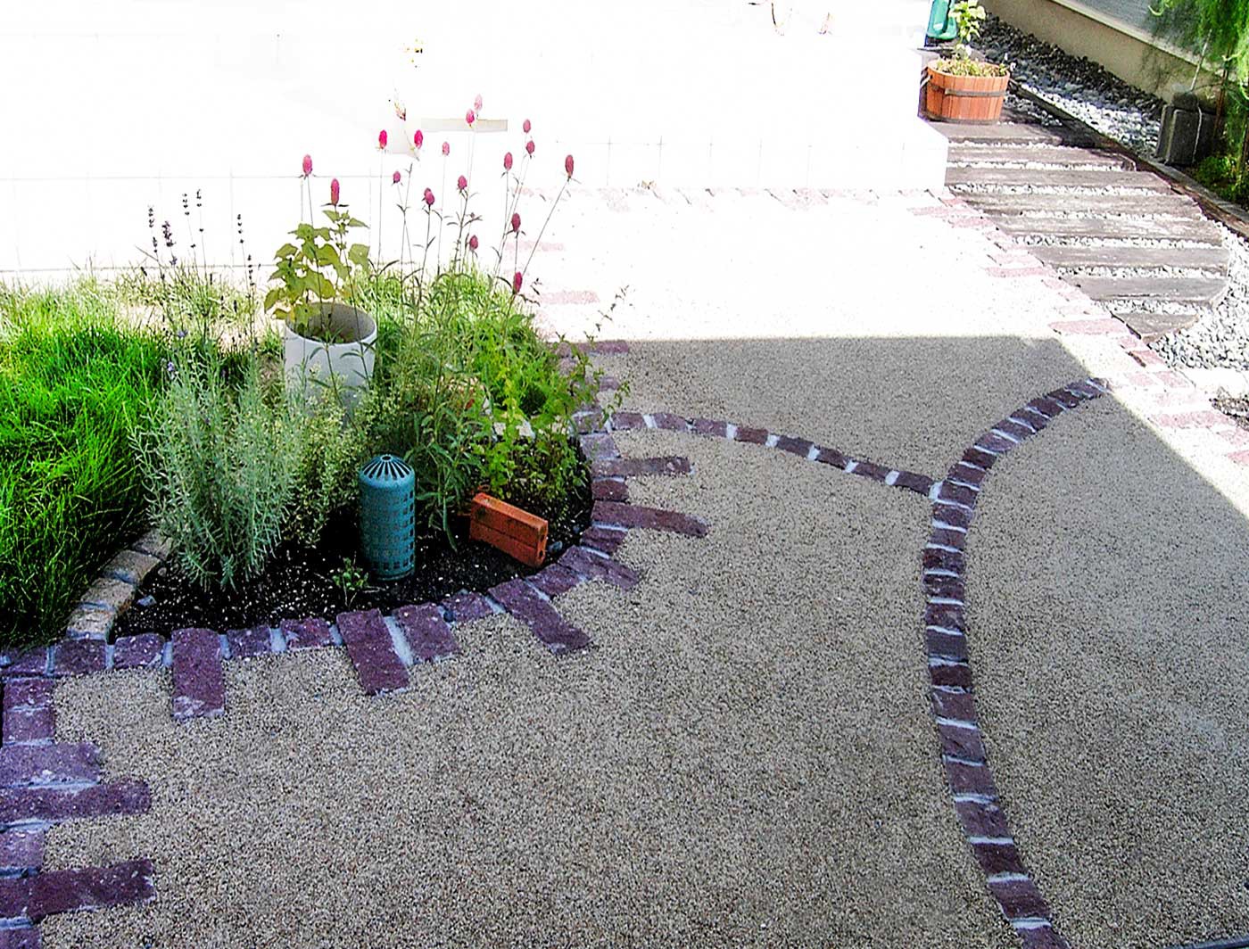 洗い出しのエントランス