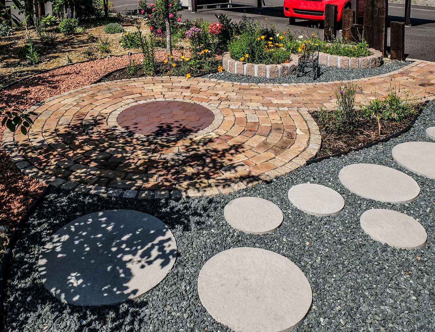 ポップステップ とガーデンテラス