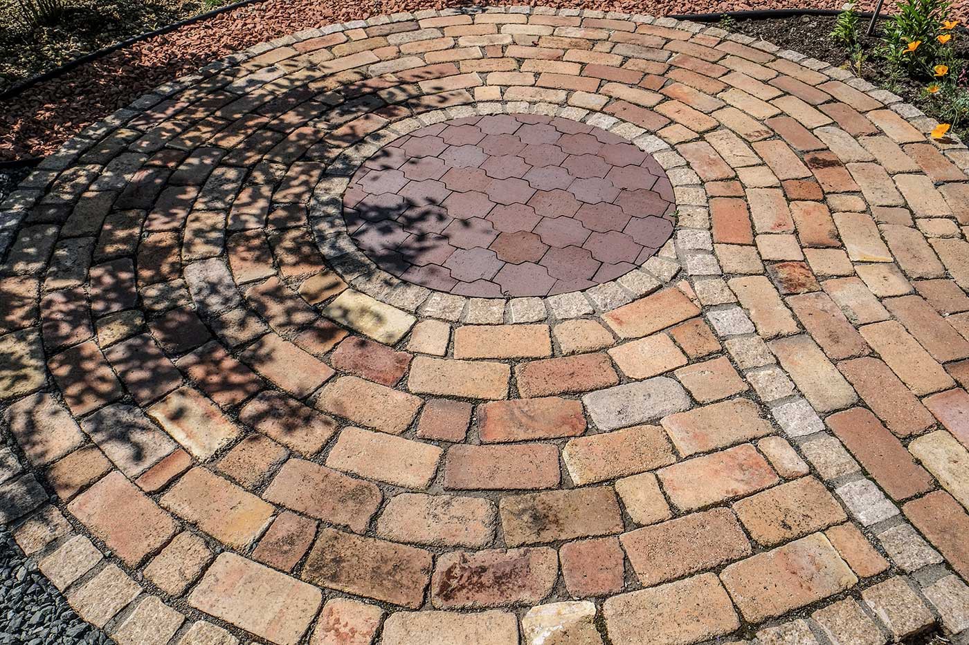 中心は十字煉瓦