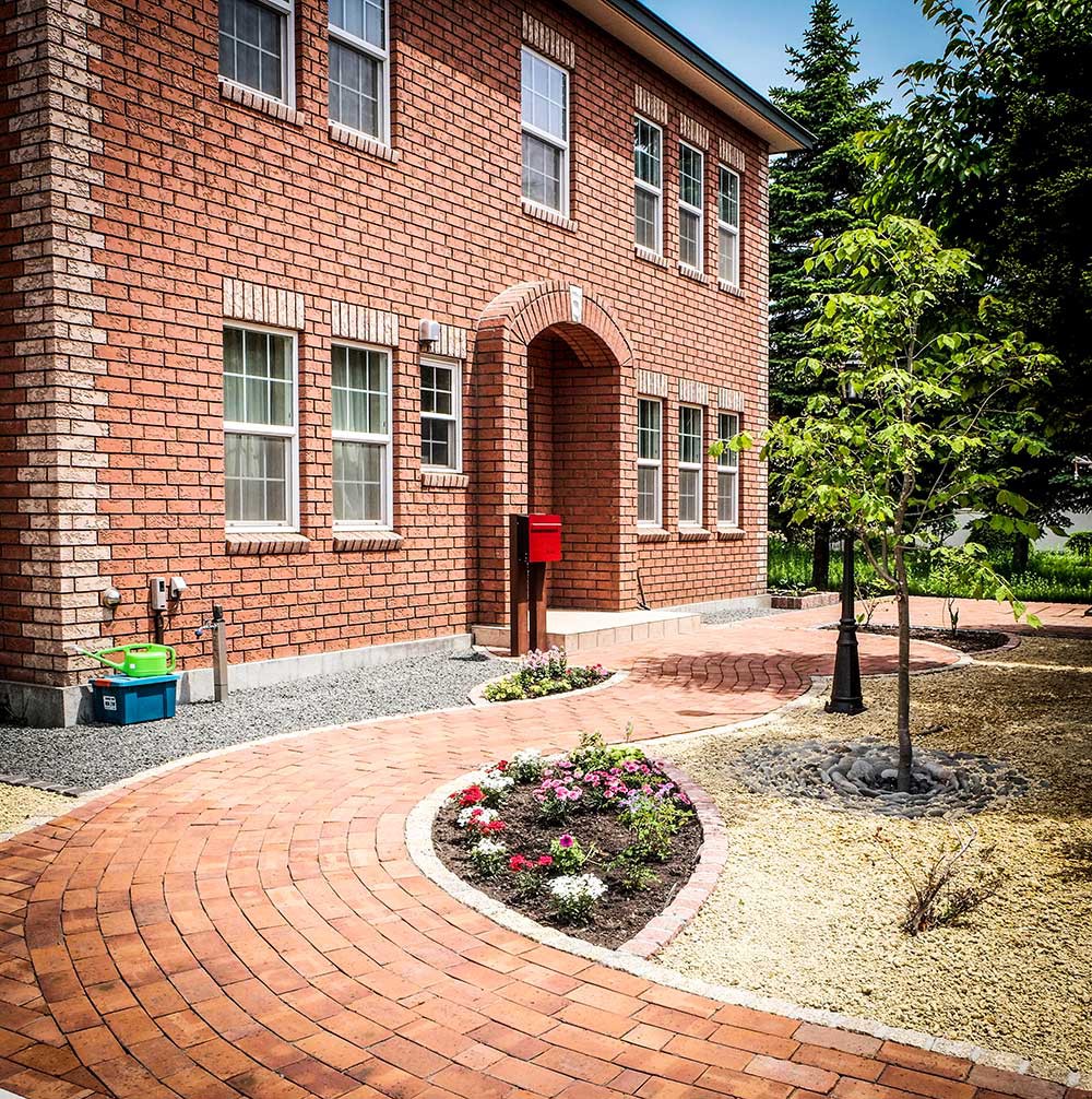 アプローチからの景観