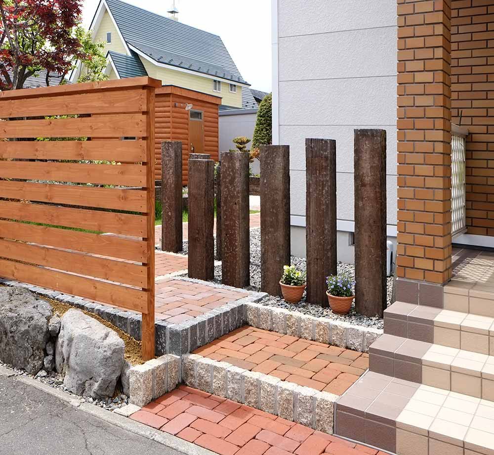 庭への出入り口も増設しました。