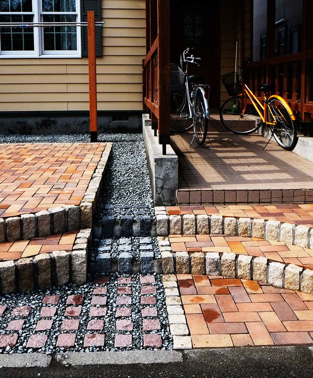 雨落ち部分の処理