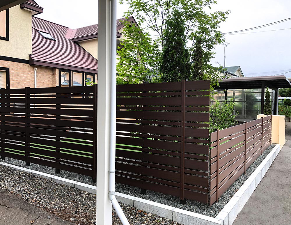 F&Fの樹脂製フェンス