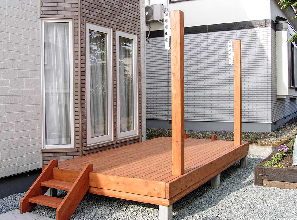 Pho-08 木製物干しデッキ