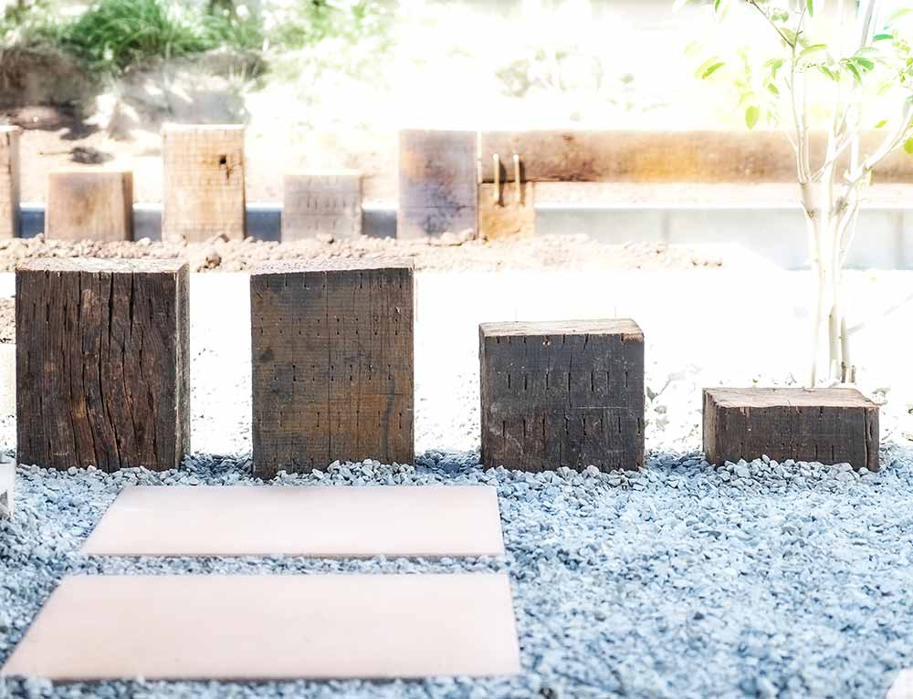 遊べる庭。 いずれ来る遊ばなくなった時のことも念頭に計画できることが大事かなと思います。