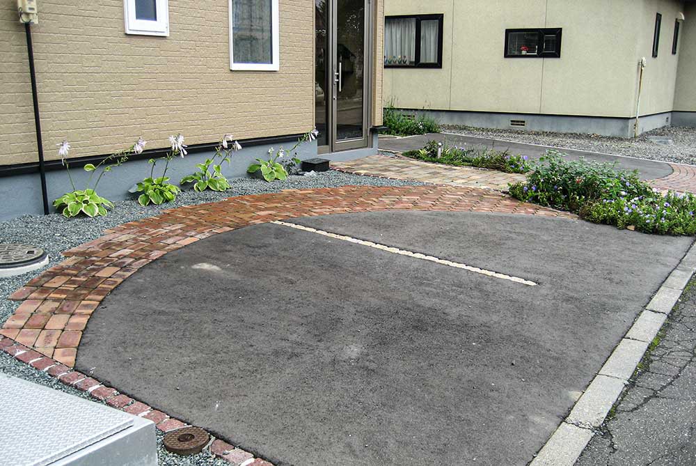 サブの駐車場の全景