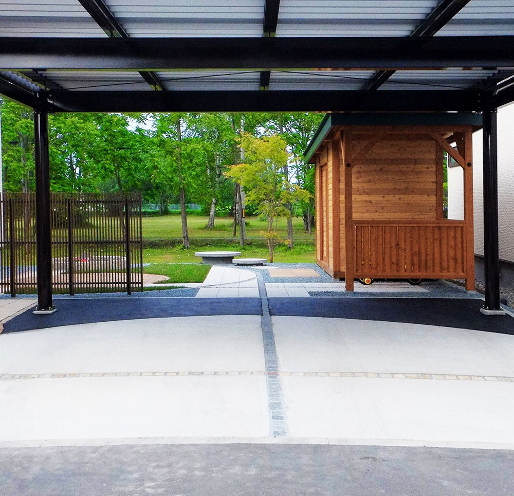 駐車場のデザイン。語り尽くせないストーリ。