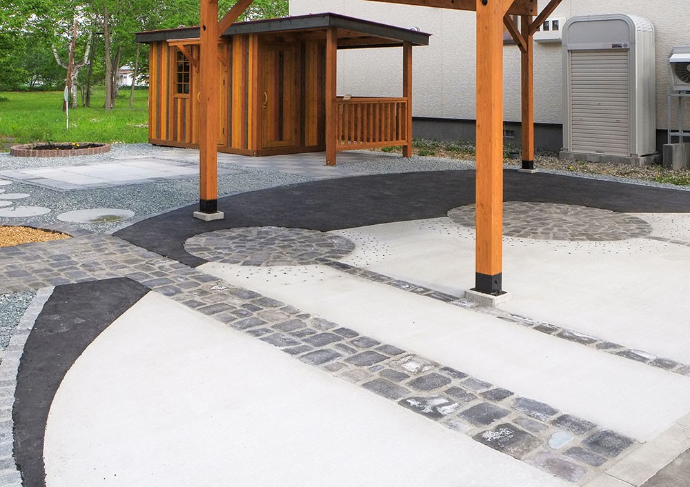 駐車場のテクスチャー