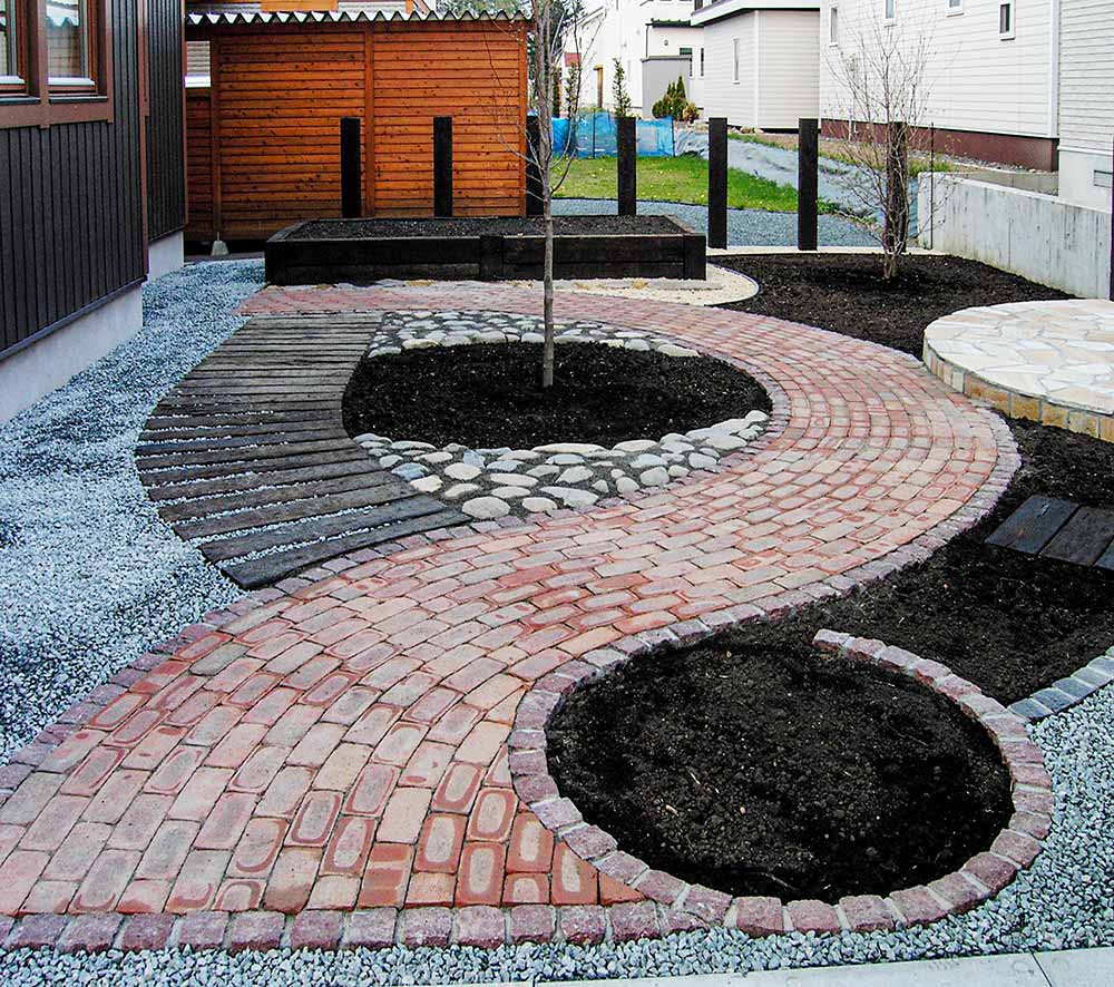 植栽前の状況です。