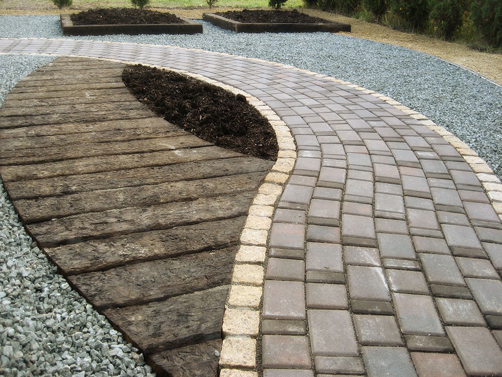 枕木の曲線を綺麗に出す