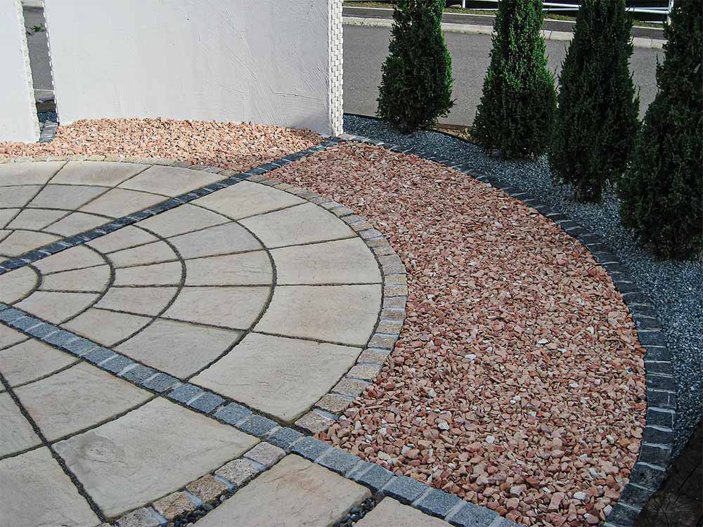 レンガチップの彩り