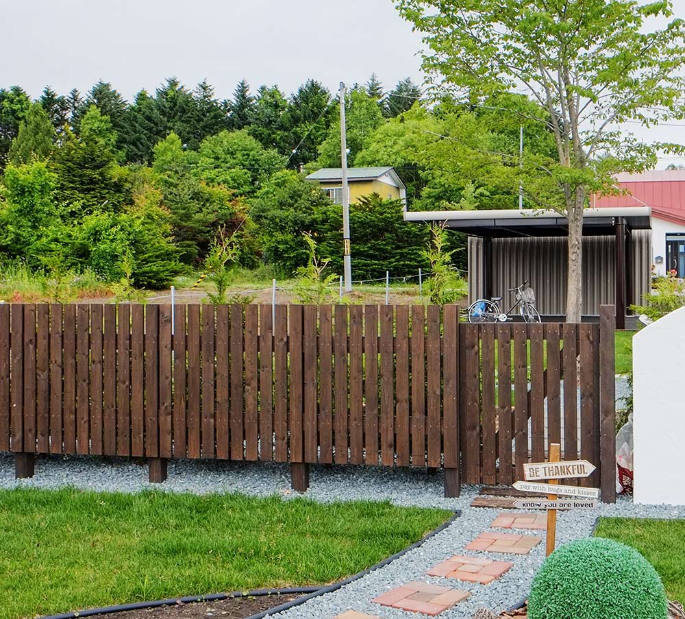 オリジナル木製フェンス
