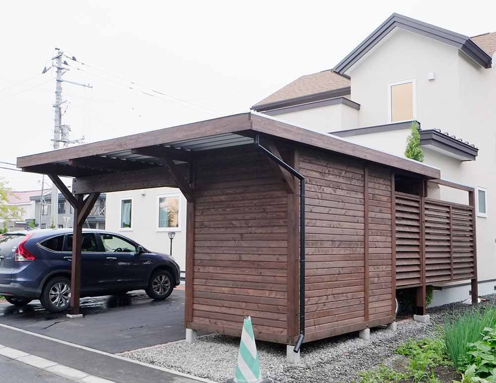 1台用　物置1.5坪付き